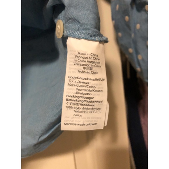 SOLD. Madewell | Polka Dot Blouse - Picture 5 of 6